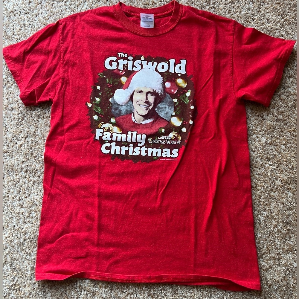 Men's National Lampoon X-Mas Vacation Chevy Chase Classic Movie T Size Medium